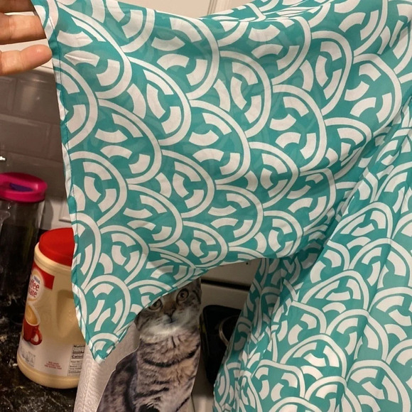 C womens Charter Club flare 3/4 sleeve plus size blouse 2x. EUC - Picture 2 of 4